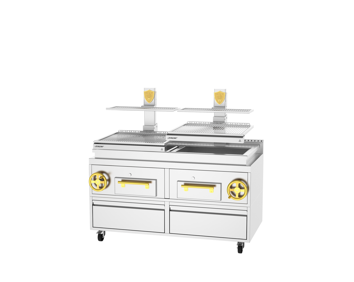 Josper PVJ-76-2-1-CT double mast countertop basque grill.