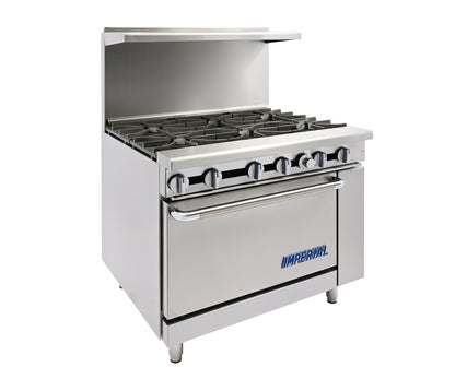 Imperial IR-6 pro series 6 burner range