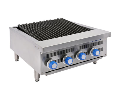 Imperial IRB-24 4 burner countertop gas broiler