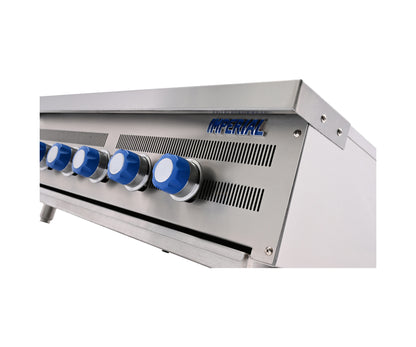 Imperial IRB-36 6 burner countertop gas broiler