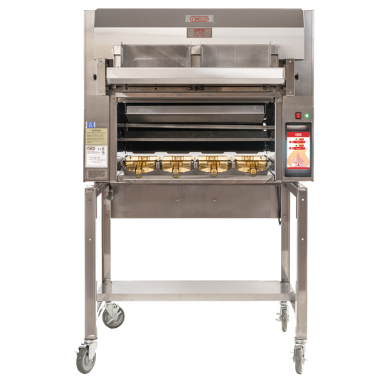 Nieco MV64-3 gas split triple belt automatic broiler