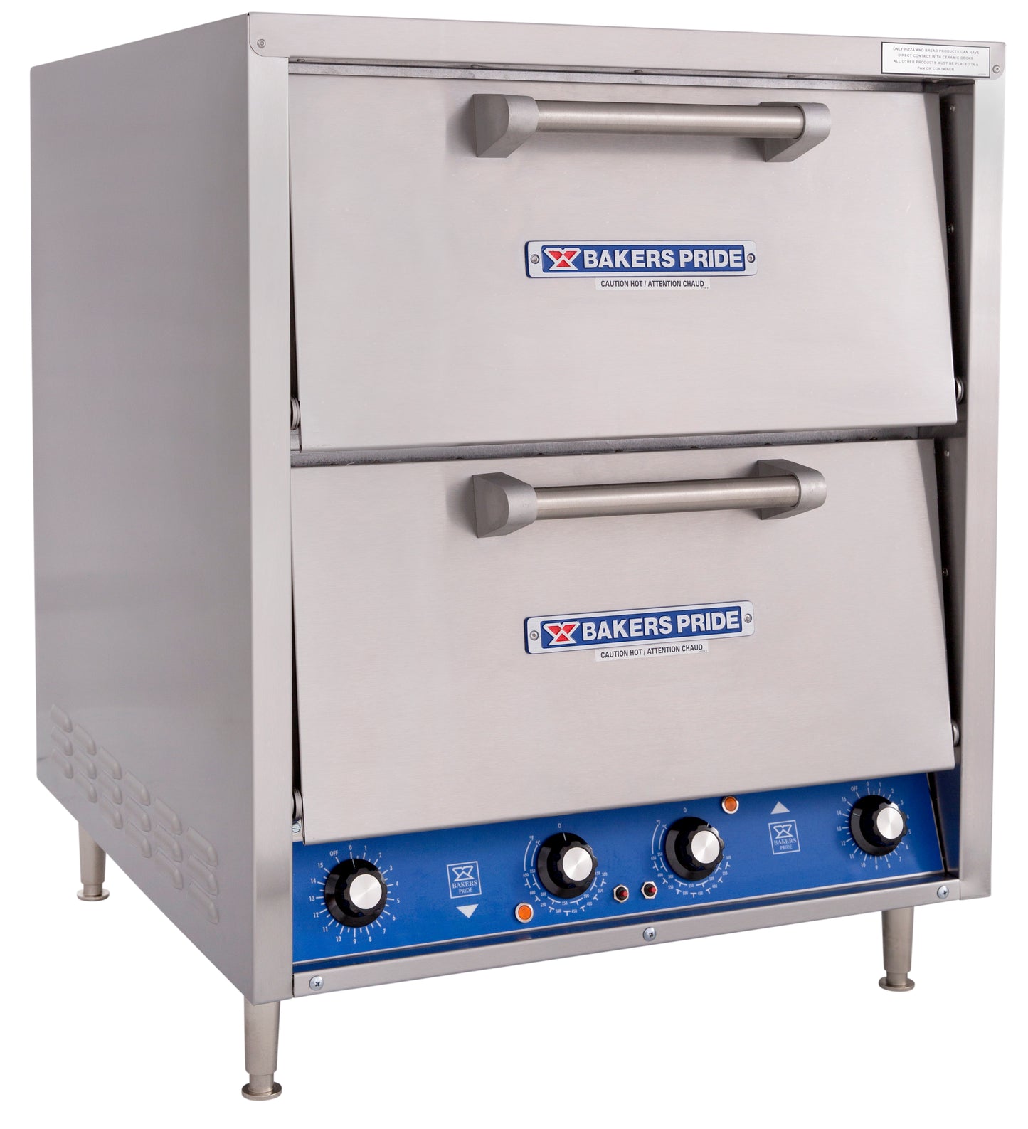 Bakers Pride P44S deck oven, 2 baking chambers