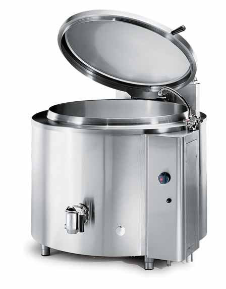 Firex PMRIG200 Easypan cylindrical boiling pan, indirect gas, 200L