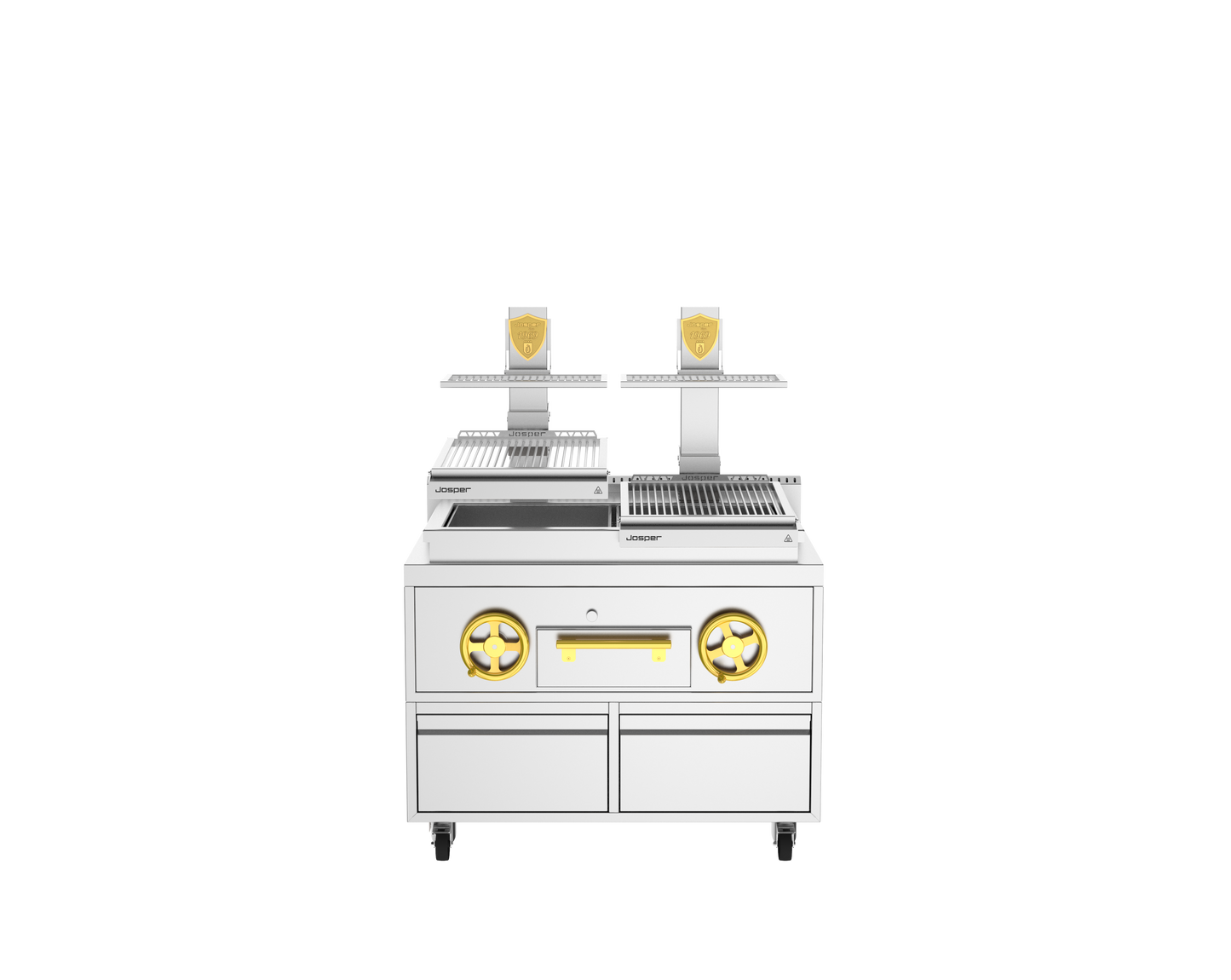 Josper PVJ-50-2-1-CT double mast countertop basque grill.