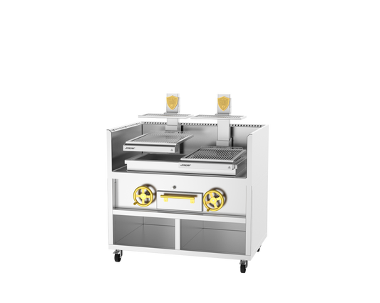 Josper PVJ-50-2-1-MB double mast monoblock basque grill.