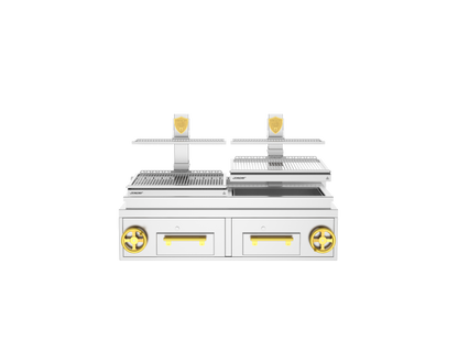 Josper PVJ-76-2-1-CT double mast countertop basque grill.