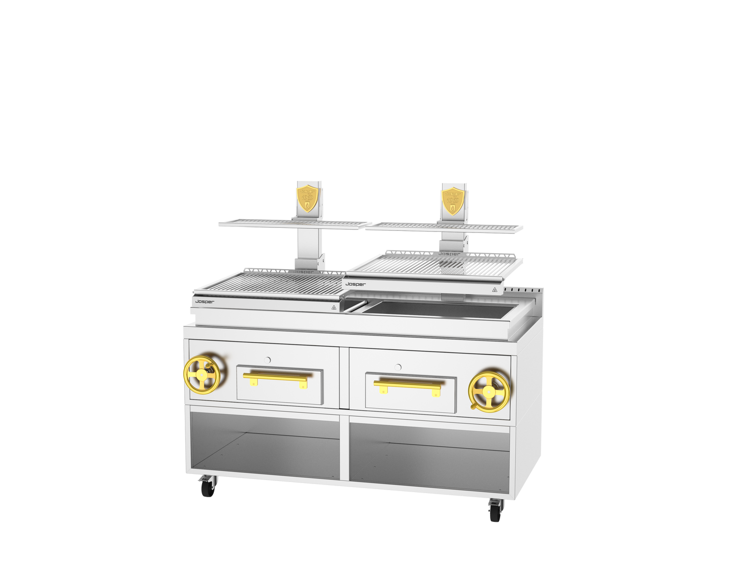 Josper PVJ-76-2-1-CT double mast countertop basque grill.