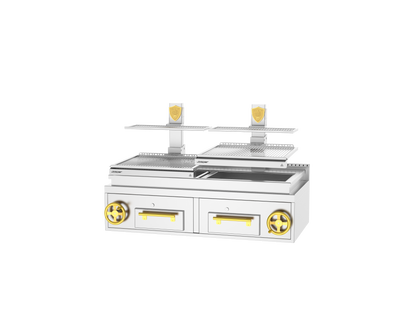 Josper PVJ-76-2-1-CT double mast countertop basque grill.