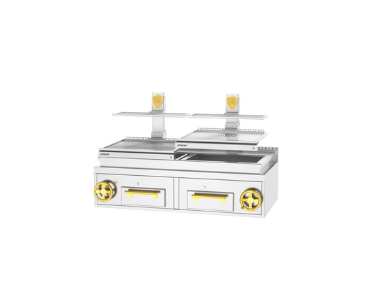 Josper PVJ-76-2-1-CT double mast countertop basque grill.